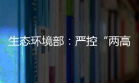生态环境部：严控“两高”项目盲目上马将成今后环保督察重点