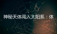 神秘天体闯入太阳系：体积惊人�，秒速疑超60公里，年底到达近地点