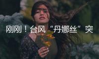 刚刚
�！台风“丹娜丝”突然拐弯	！“怪异路径”史上首次