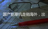 国产割草机走俏海外
，出口额同比增长近六成