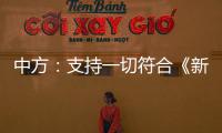 中方	
：支持一切符合《新明斯克协议》方向和精神的努力