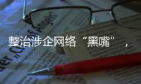 整治涉企网络“黑嘴”
	，国家网信办公开曝光一批典型案例