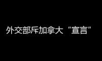 外交部斥加拿大“宣言”虚伪