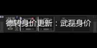 德转身价更新
：武磊身价250万欧排中国第二