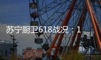 苏宁厨卫618战况：12小时同比增长76%