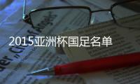 2015亚洲杯国足名单
