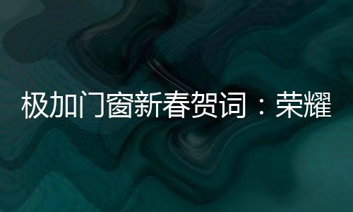 这是荣耀极不平凡的一年