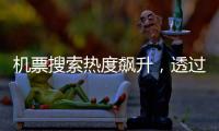 机票搜索热度飙升
，透过数据看“五一”假期旅游“热度”