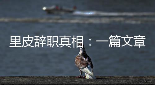 真相章深人们应该明白